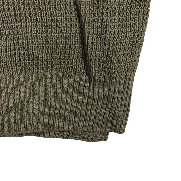 Sweet Romeo NWT Size M Cozy Thermal Pullover Top Long Sleeve Loden Olive Size M - Picture 2 of 13